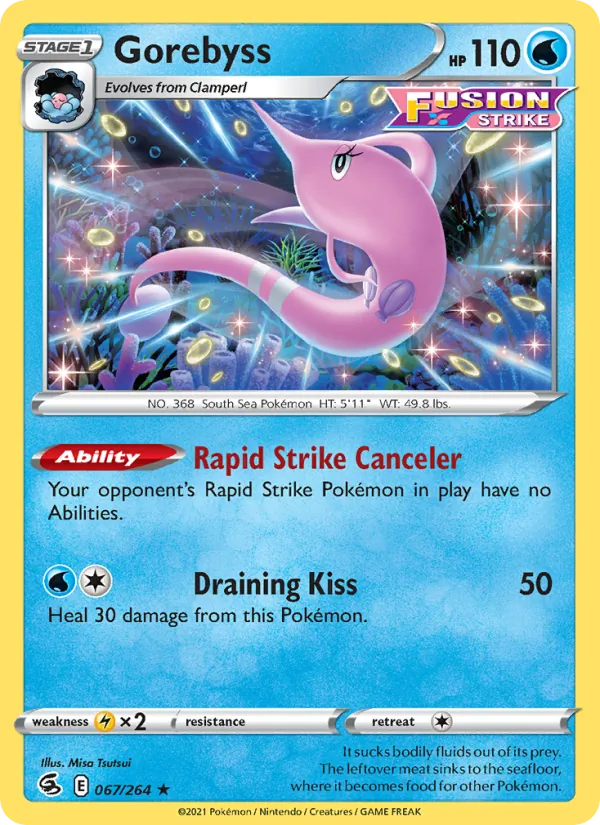 Gorebyss #67 – Fusion Strike card