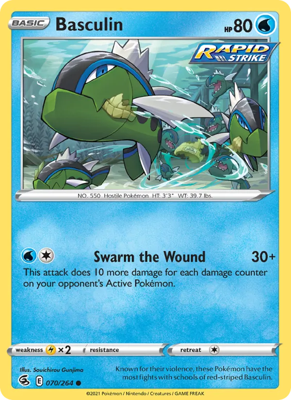 Basculin #70 – Fusion Strike card