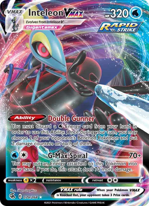 Inteleon VMAX #79 – Fusion Strike card