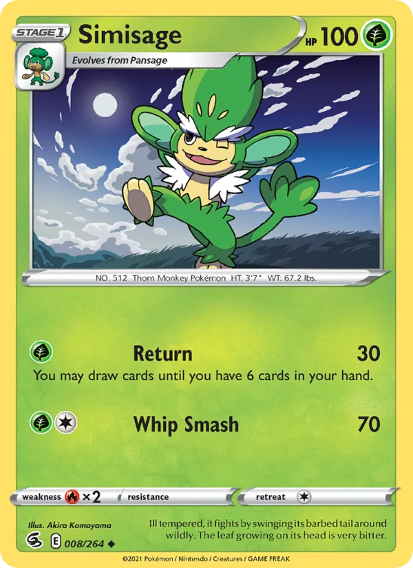 Simisage #8 – Fusion Strike card