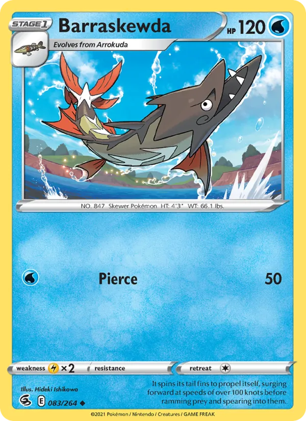 Barraskewda #83 – Fusion Strike card