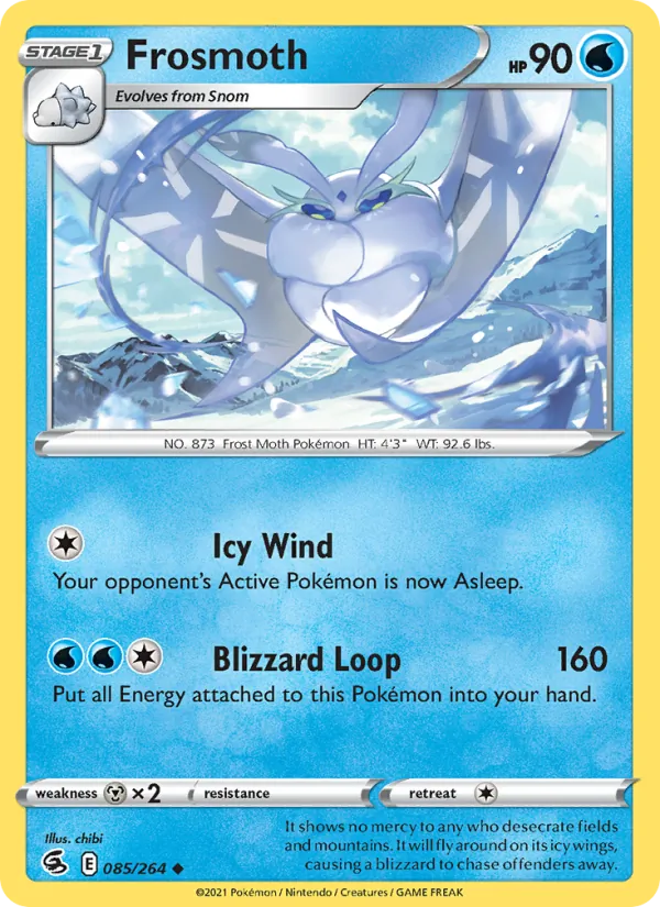 Frosmoth #85 – Fusion Strike card
