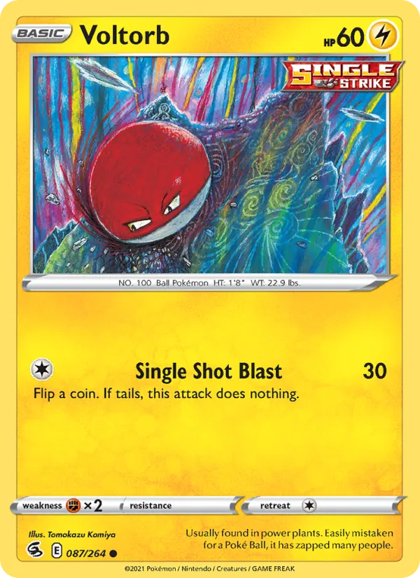 Voltorb #87 – Fusion Strike card