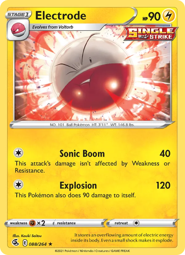 Electrode #88 – Fusion Strike card