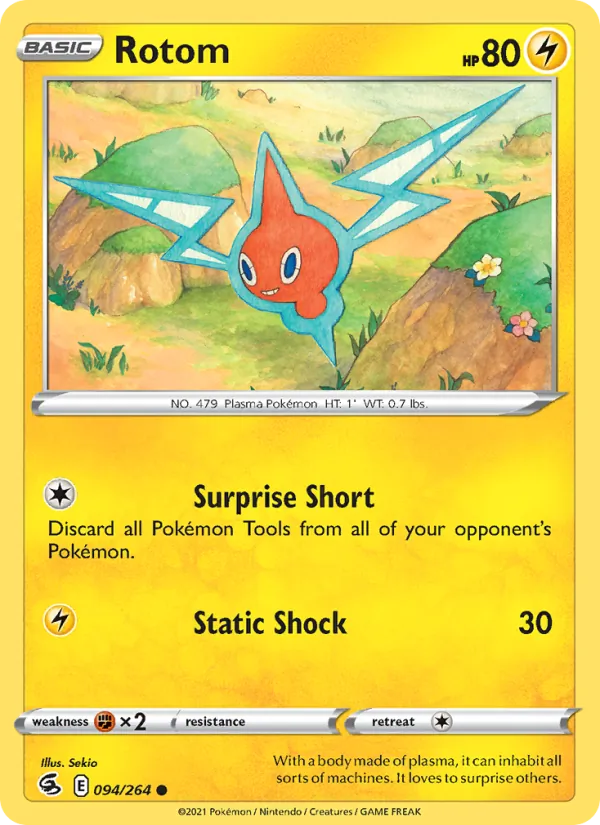 Rotom #94 – Fusion Strike card
