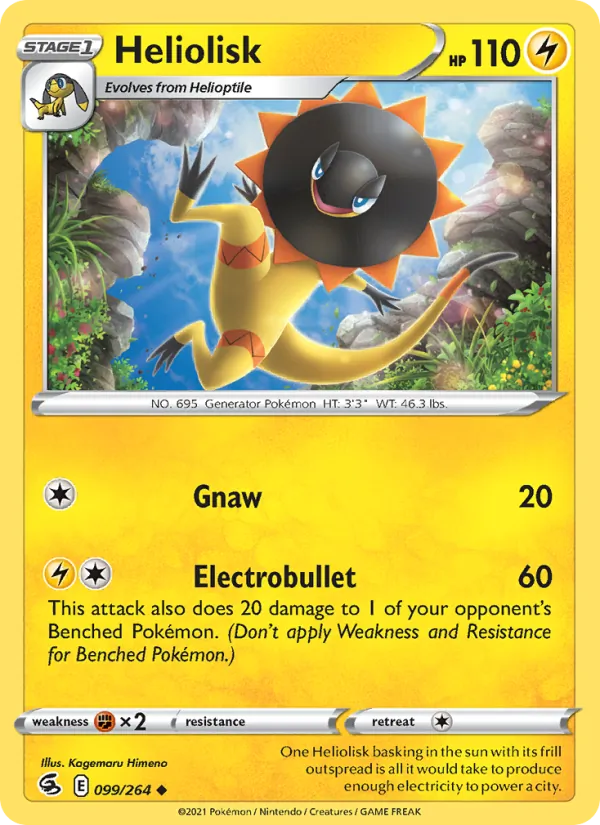 Heliolisk #99 – Fusion Strike card
