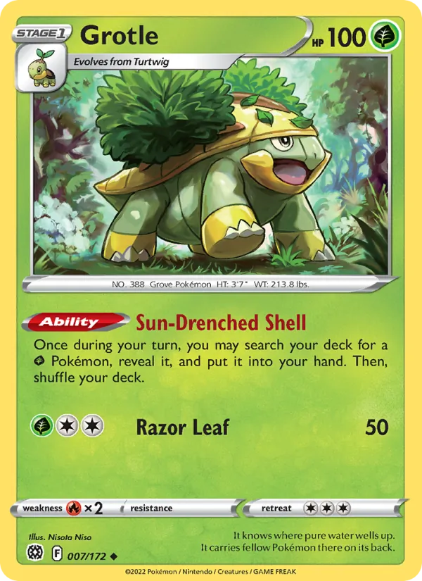 Grotle #007 – Brilliant Stars card