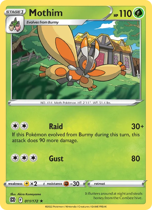 Mothim #011 – Brilliant Stars card