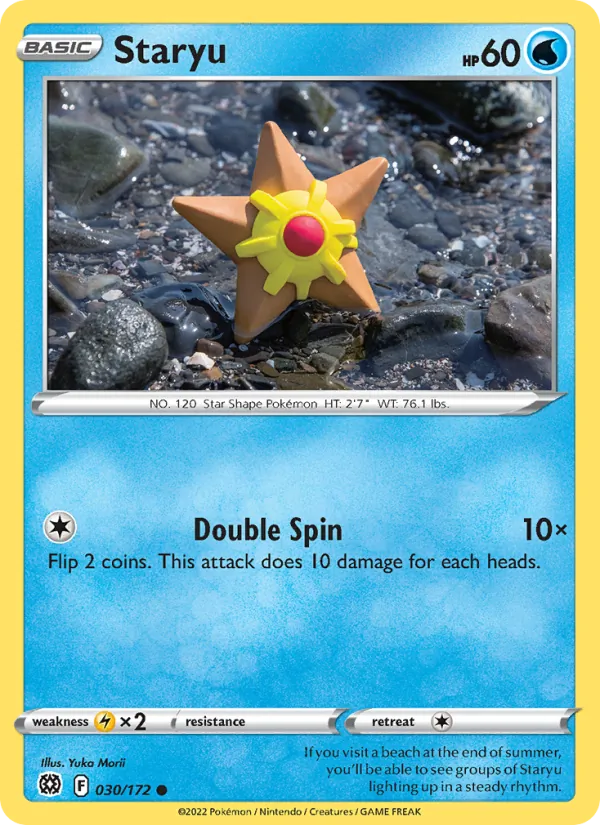 Staryu #030 – Brilliant Stars card