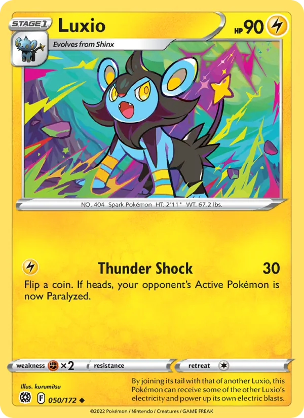 Luxio #050 – Brilliant Stars card