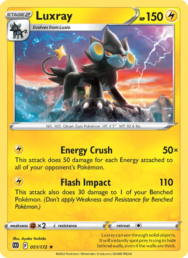 Luxray #051 – Brilliant Stars card