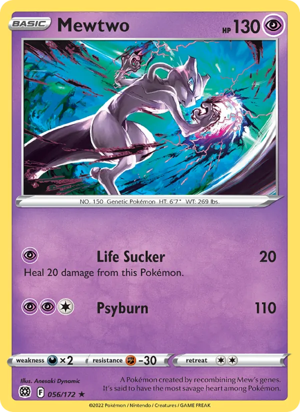 Mewtwo #056 – Brilliant Stars card