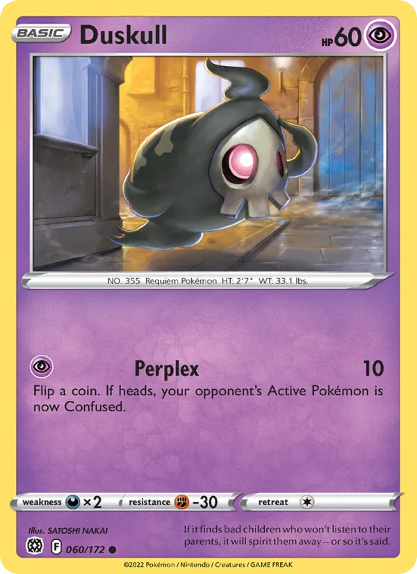 Duskull #060 – Brilliant Stars card