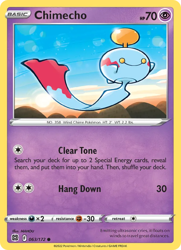 Chimecho #063 – Brilliant Stars card