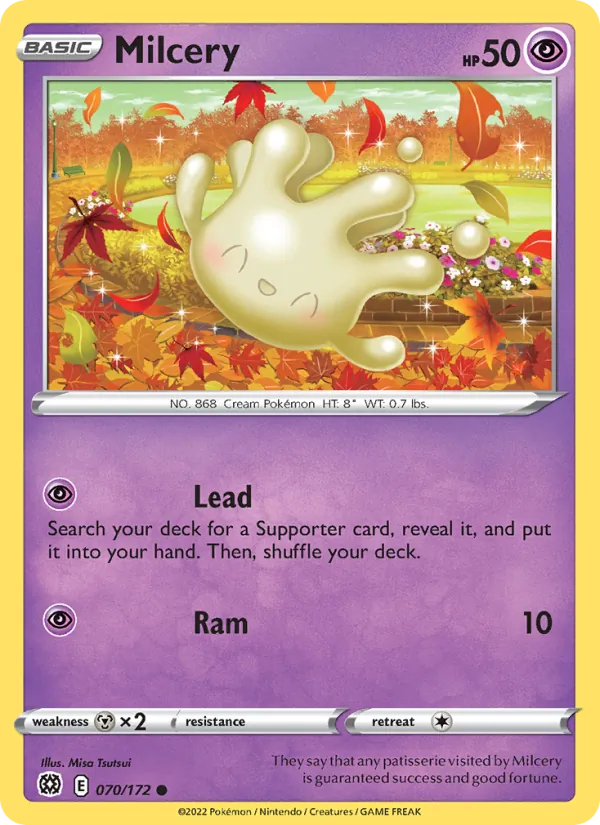 Milcery #070 – Brilliant Stars card
