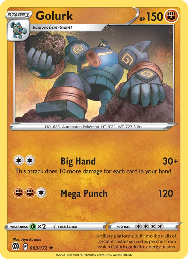 Golurk #083 – Brilliant Stars card
