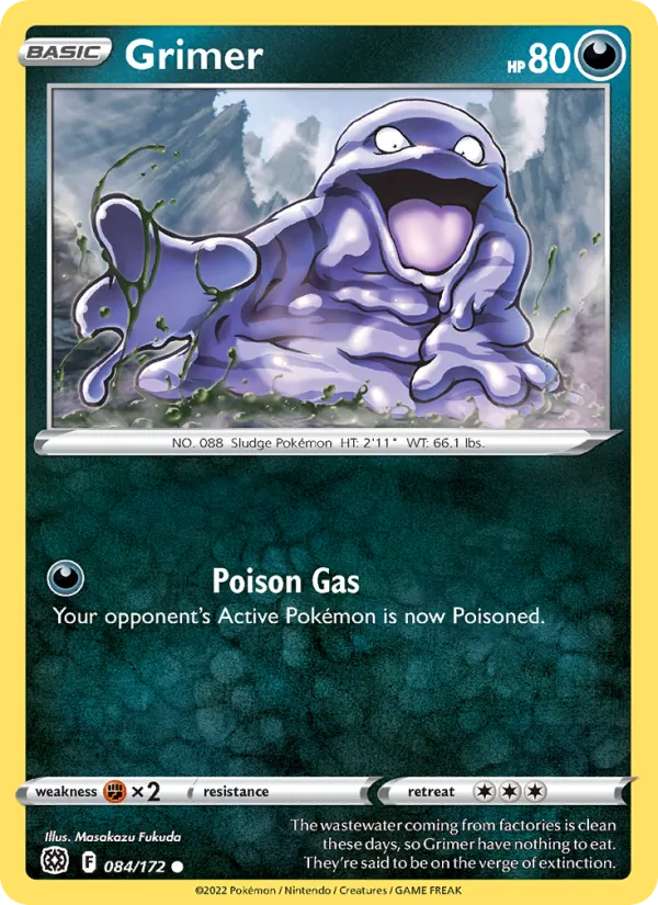 Grimer #084 – Brilliant Stars card