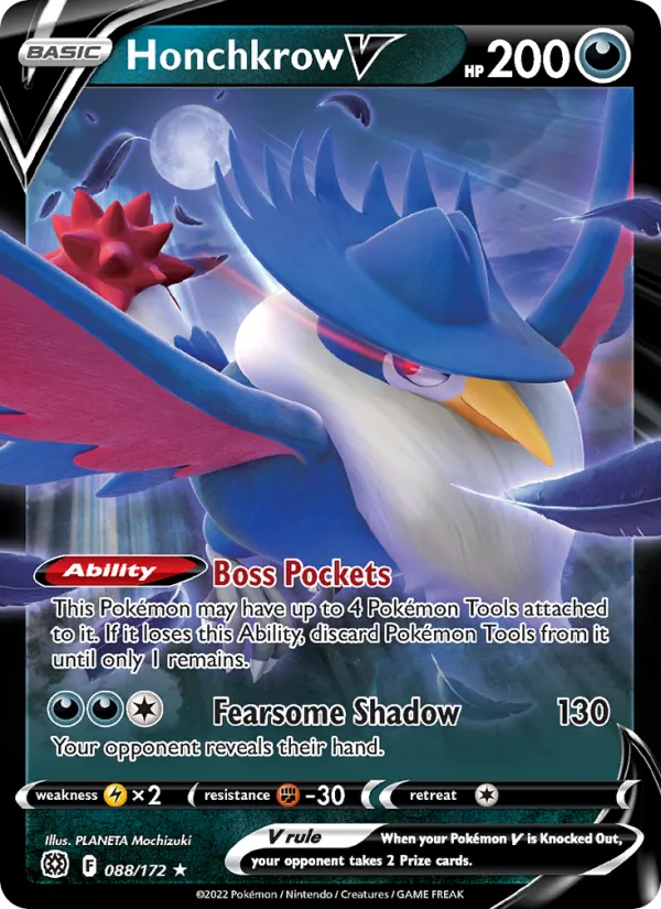 Honchkrow V #088 – Brilliant Stars card