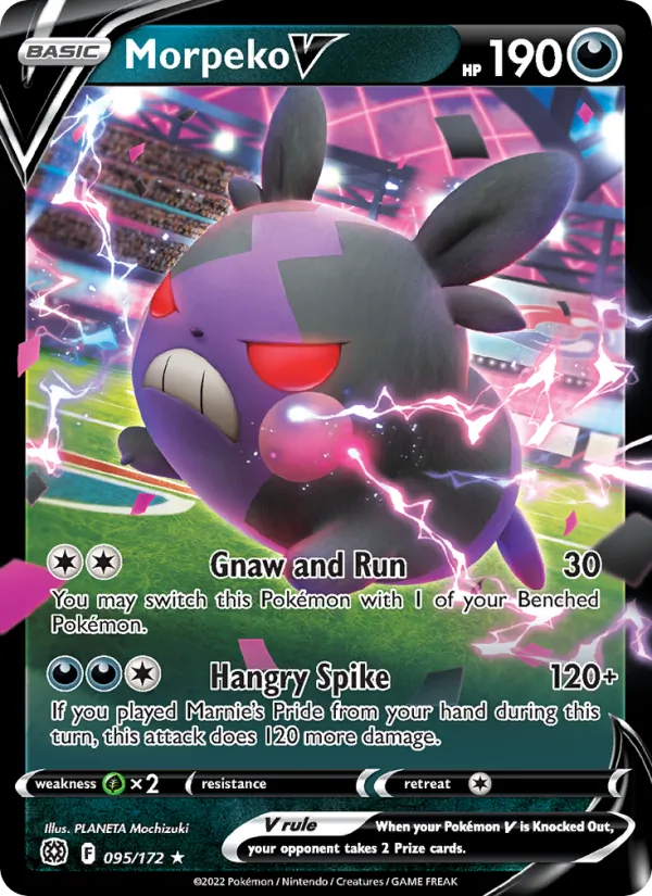 Morpeko V #095 – Brilliant Stars card