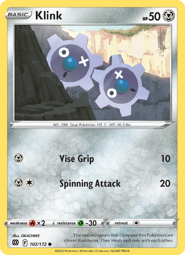 Klink #102 – Brilliant Stars card
