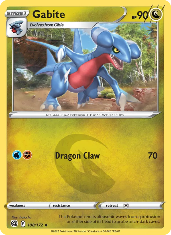Gabite #108 – Brilliant Stars card