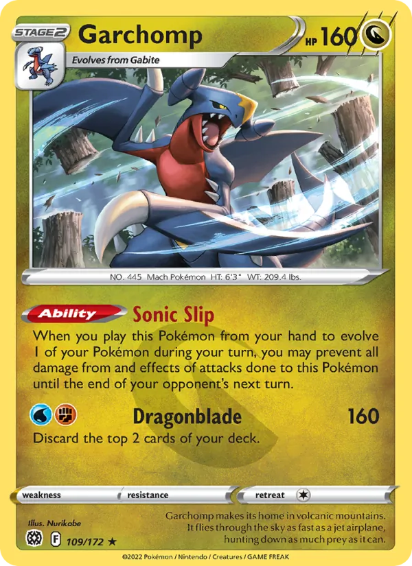 Garchomp #109 – Brilliant Stars card