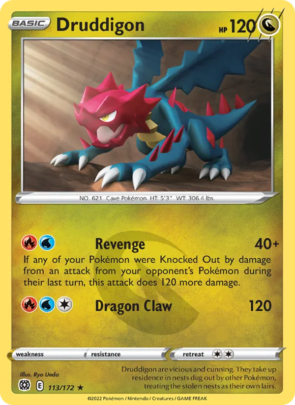 Druddigon #113 – Brilliant Stars card