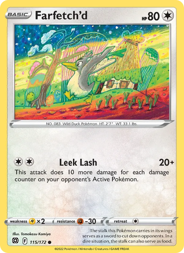 Farfetch'd #115 – Brilliant Stars card