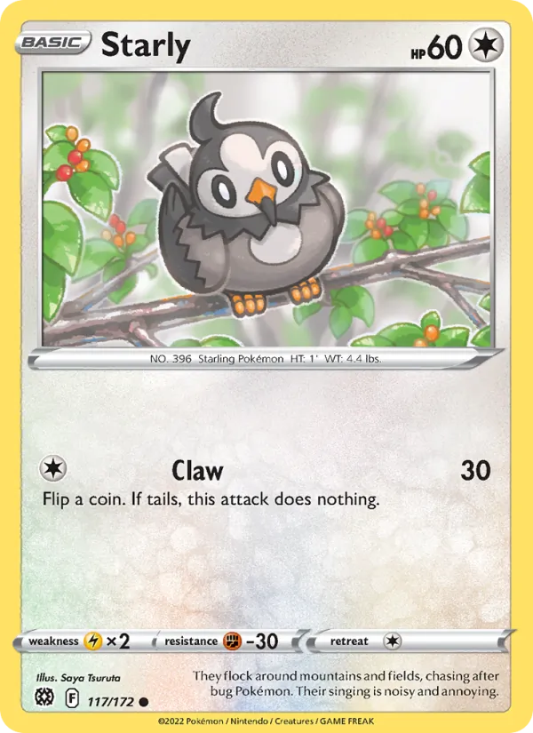 Starly #117 – Brilliant Stars card