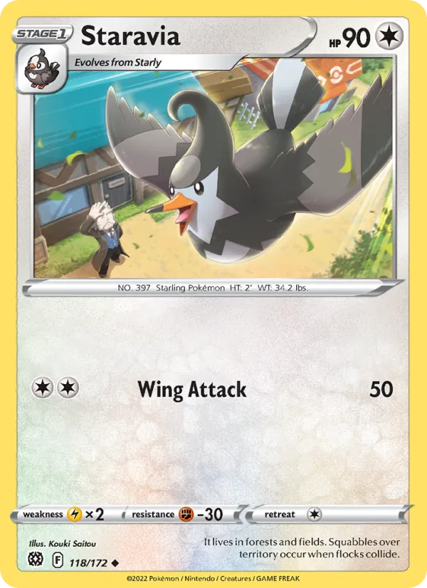 Staravia #118 – Brilliant Stars card