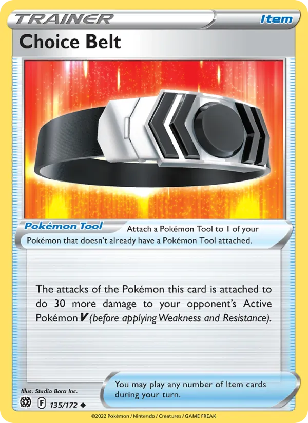 Choice Belt #135 – Brilliant Stars card