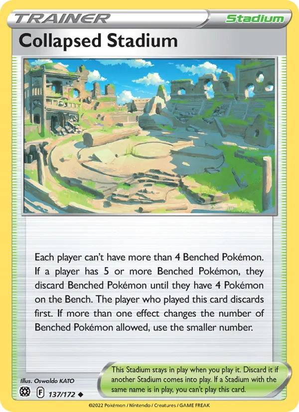 Collapsed Stadium #137 – Brilliant Stars card