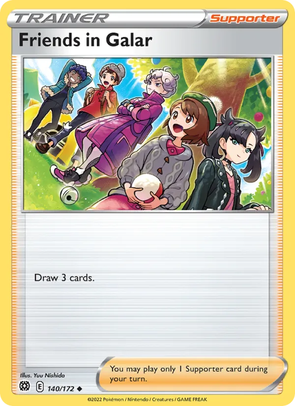 Friends in Galar #140 – Brilliant Stars card