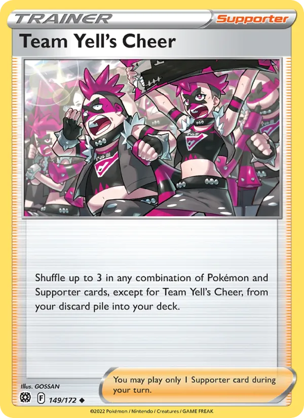 Team Yell's Cheer #149 – Brilliant Stars card