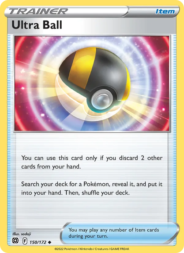 Ultra Ball #150 – Brilliant Stars card