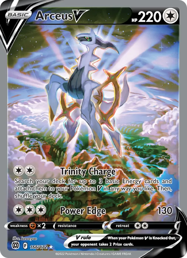 Arceus V #166 – Brilliant Stars card