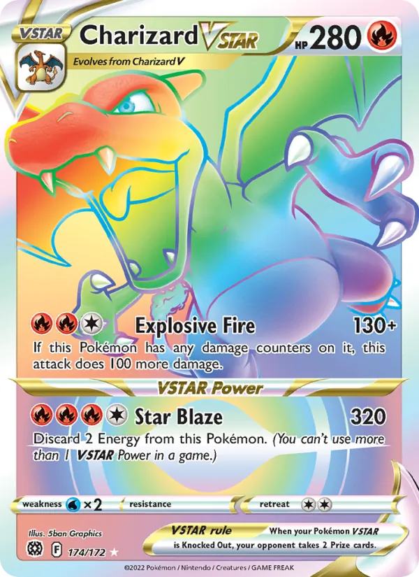 Charizard VSTAR #174 – Brilliant Stars card