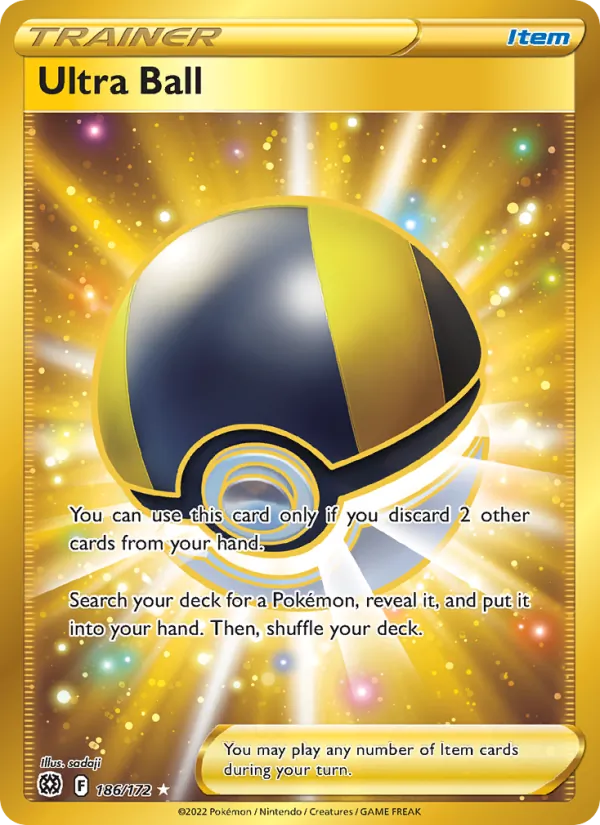 Ultra Ball #186 – Brilliant Stars card