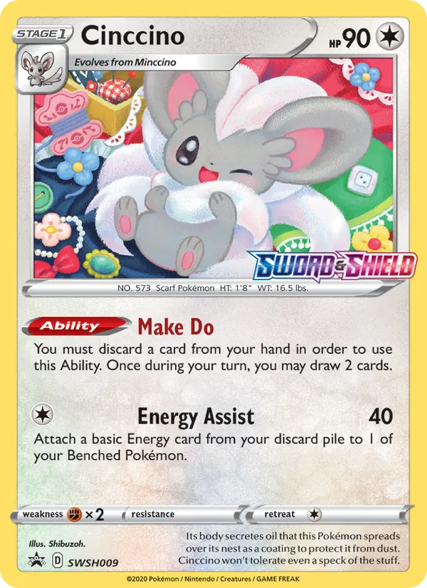 Cinccino #SWSH009 – SWSH Black Star Promos card