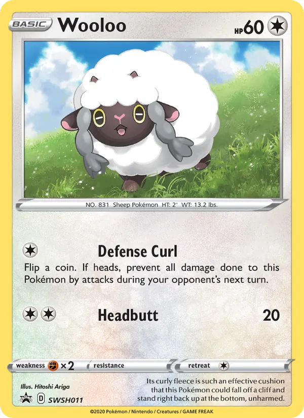 Wooloo #SWSH011 – SWSH Black Star Promos card