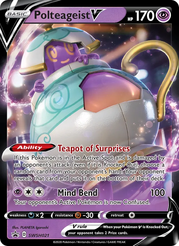 Polteageist V #SWSH021 – SWSH Black Star Promos card