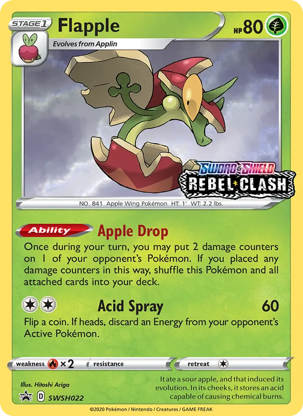 Flapple #SWSH022 – SWSH Black Star Promos card