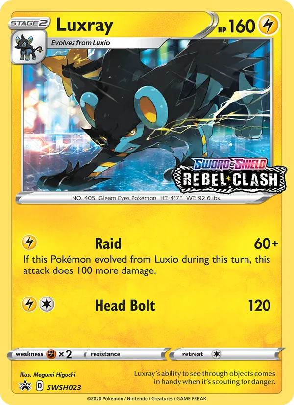 Luxray #SWSH023 – SWSH Black Star Promos card