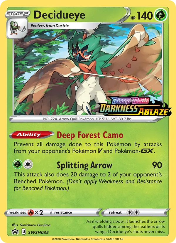Decidueye #SWSH035 – SWSH Black Star Promos card