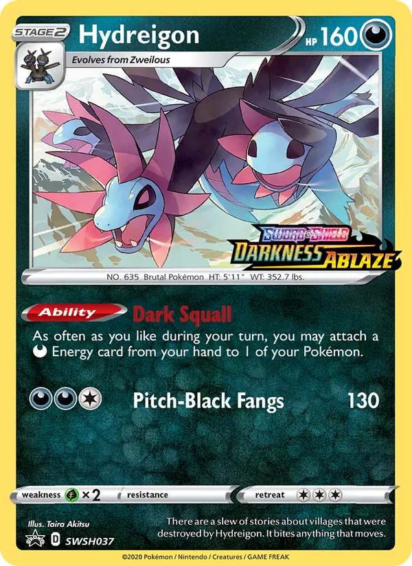 Hydreigon #SWSH037 – SWSH Black Star Promos card