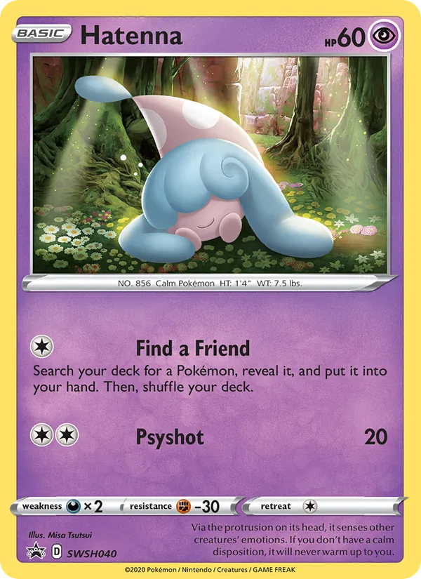 Hatenna #SWSH040 – SWSH Black Star Promos card