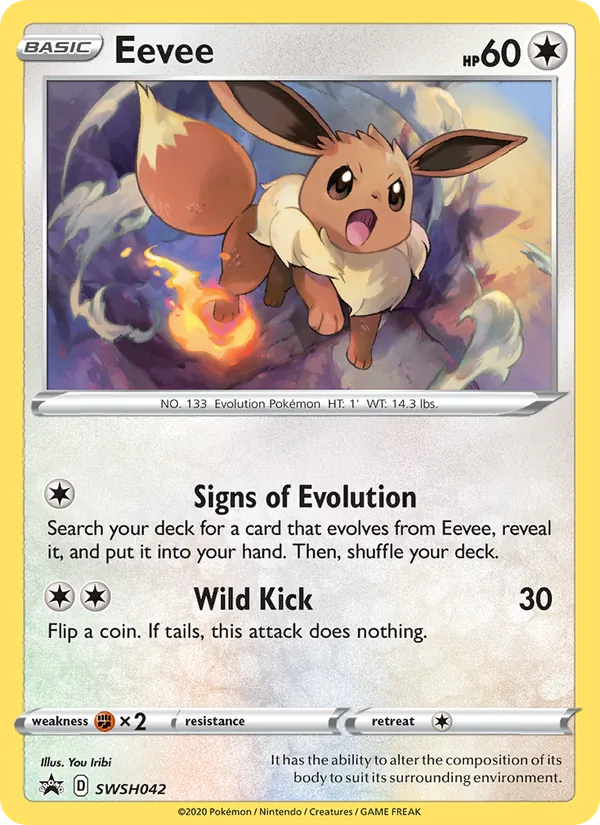 Eevee #SWSH042 – SWSH Black Star Promos card