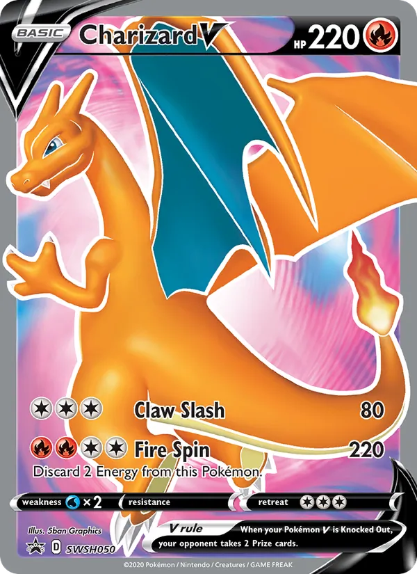 Charizard V #SWSH050 – SWSH Black Star Promos card