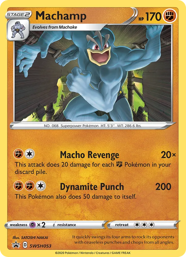 Machamp #SWSH053 – SWSH Black Star Promos card