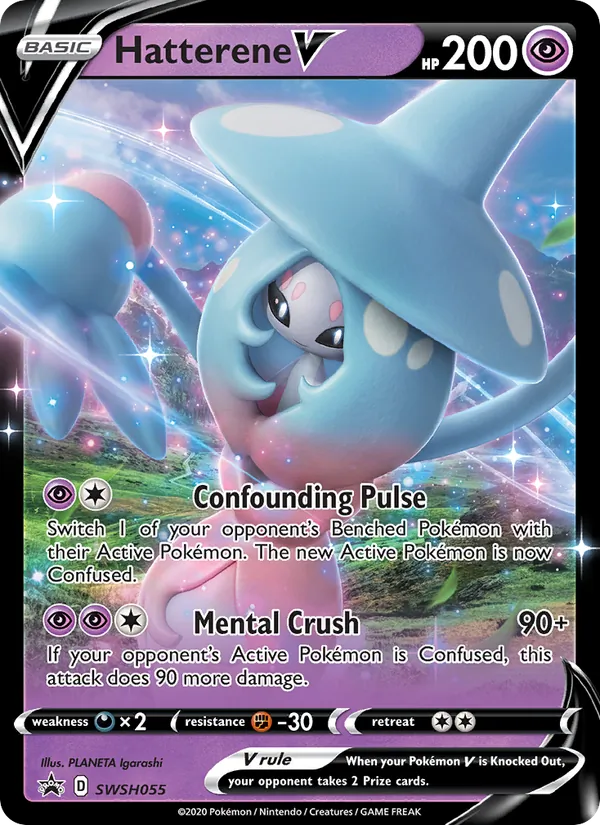 Hatterene V #SWSH055 – SWSH Black Star Promos card